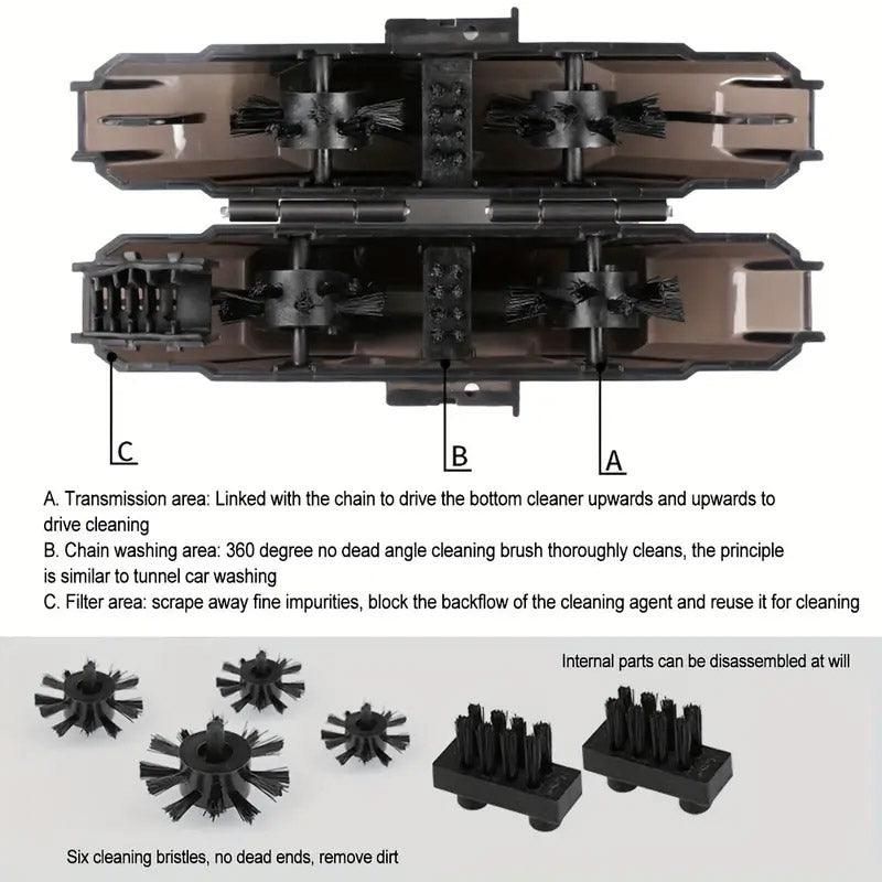 Bicycle Chain Wash Box Multifunctional Cleaner Maintenance Tool Bike Chain Care