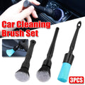 3PCS Car Cleaning Brush Car Detailing Brushes Kit For Dashboard Air Conditioner