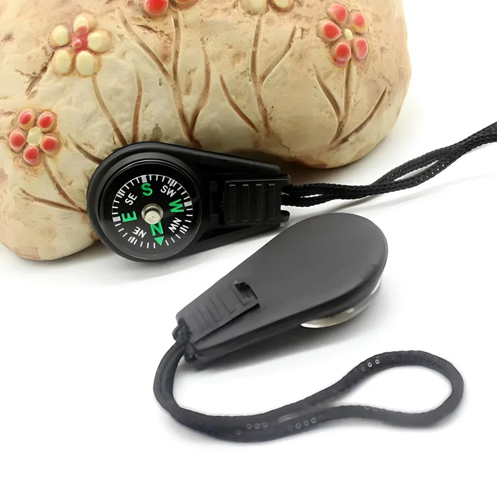 20PCS Portable Mini Survival Compass for Camping Hiking Adventure Navigation