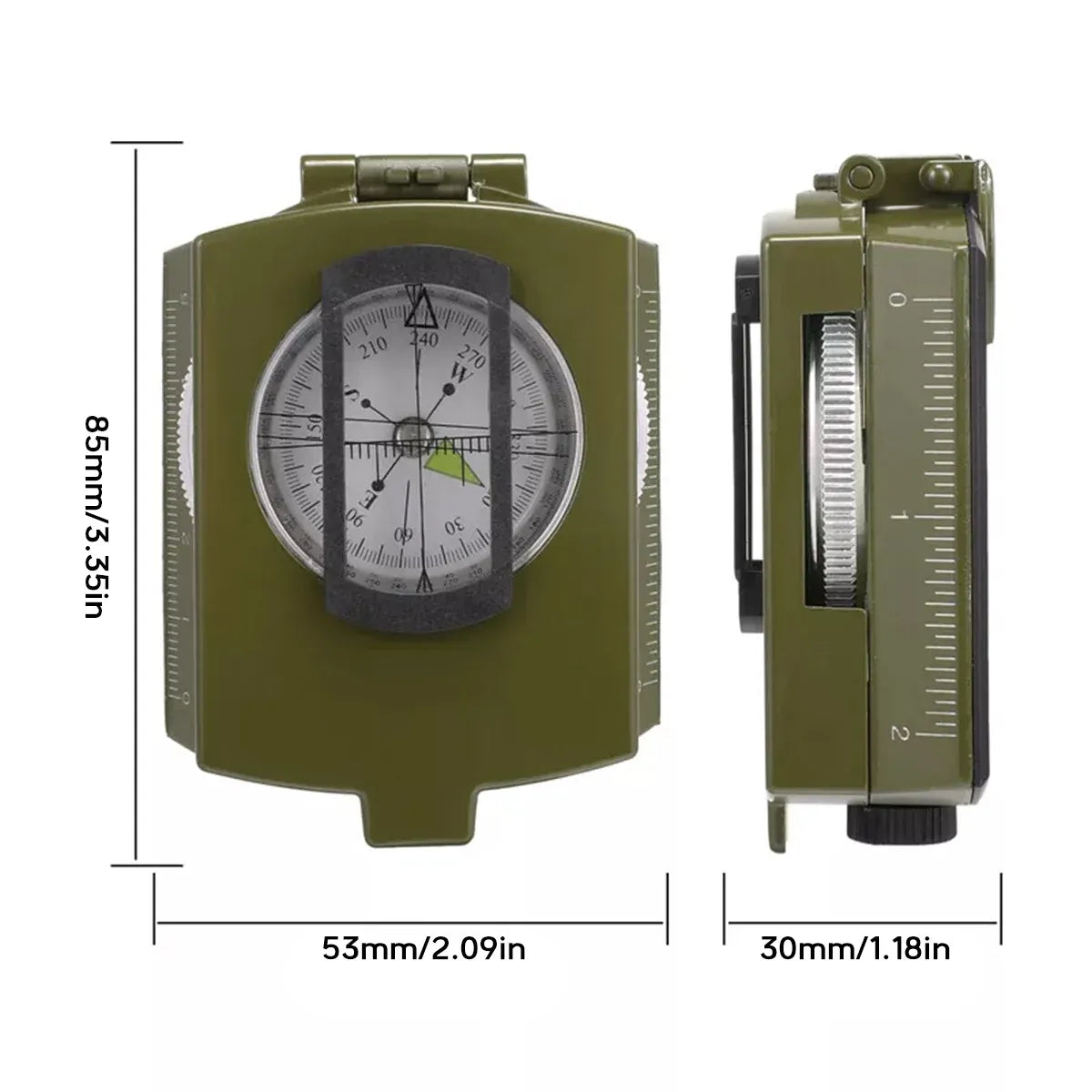 Camping Compass Multifunctional Outdoor Navigation Tool Hiking Travel Survival