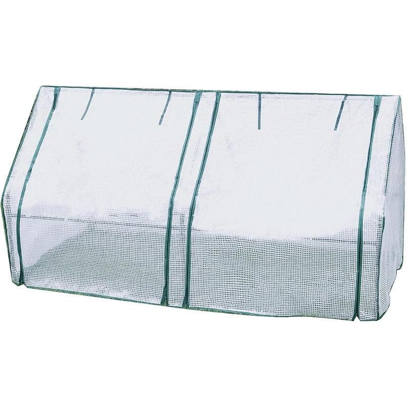 Greenhouse Cover Transparent Grid Garden Conservatory Plant Protection Tent
