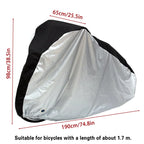 Large Bikes Cover Outdoor Rain Sun Protector for Bicycle Dustproof Waterproof