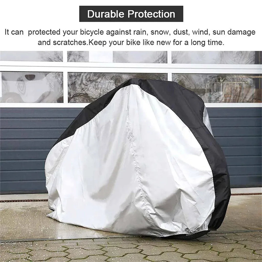 Large Bikes Cover Outdoor Rain Sun Protector for Bicycle Dustproof Waterproof