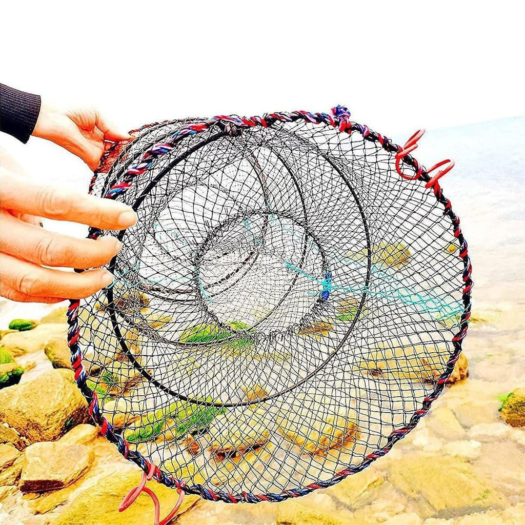 2PCS Shrimp Crab Lobster Fishing Net Fish Trap Cage for Carp Crucian Breeding