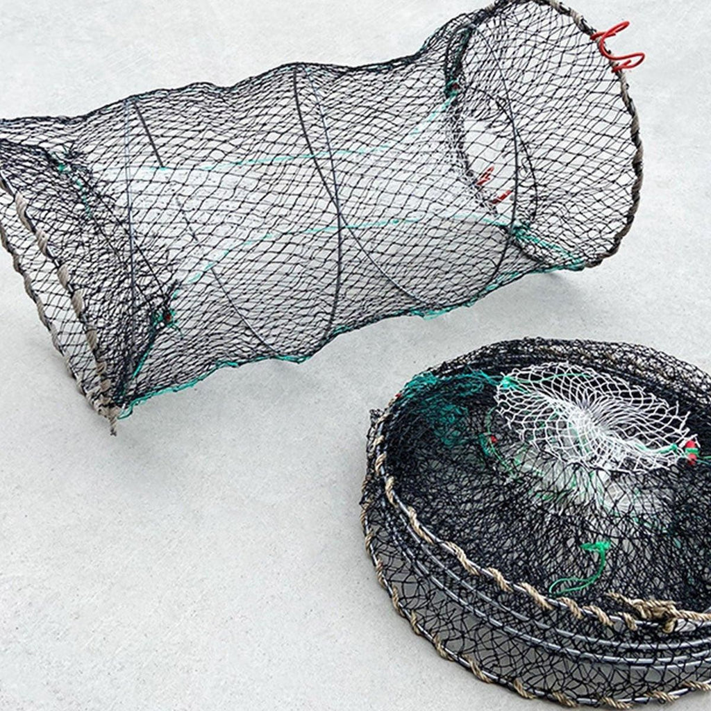 2PCS Shrimp Crab Lobster Fishing Net Fish Trap Cage for Carp Crucian Breeding