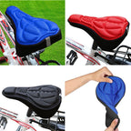 Thick Silicone Bike Seat Cover Comfort Gel Cycling Bicycle Saddle Cushion Pad - Set of 4 Colours