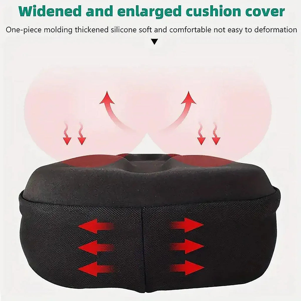 Soft Silicone Bicycle Seat Cover Comfortable Mountain Bike Cushion Thickened