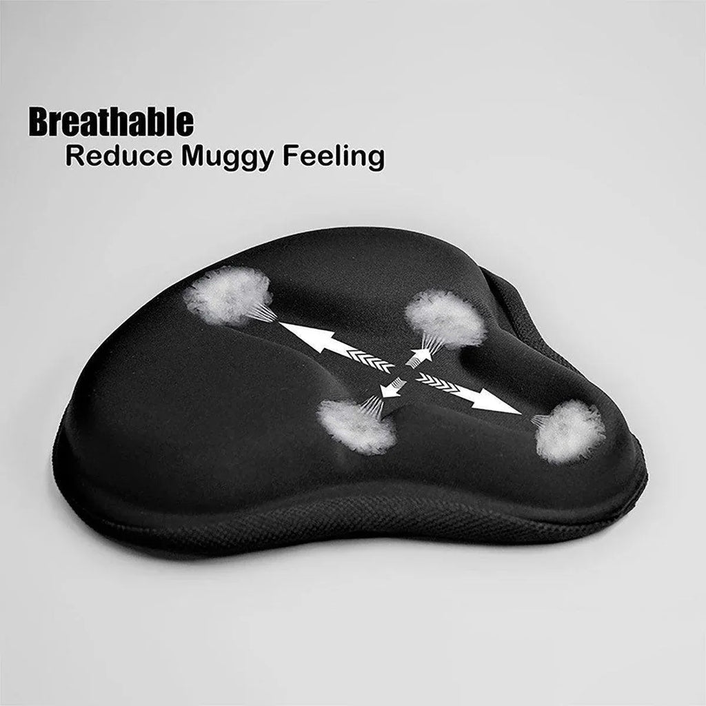Soft Silicone Bicycle Seat Cover Comfortable Mountain Bike Cushion Thickened