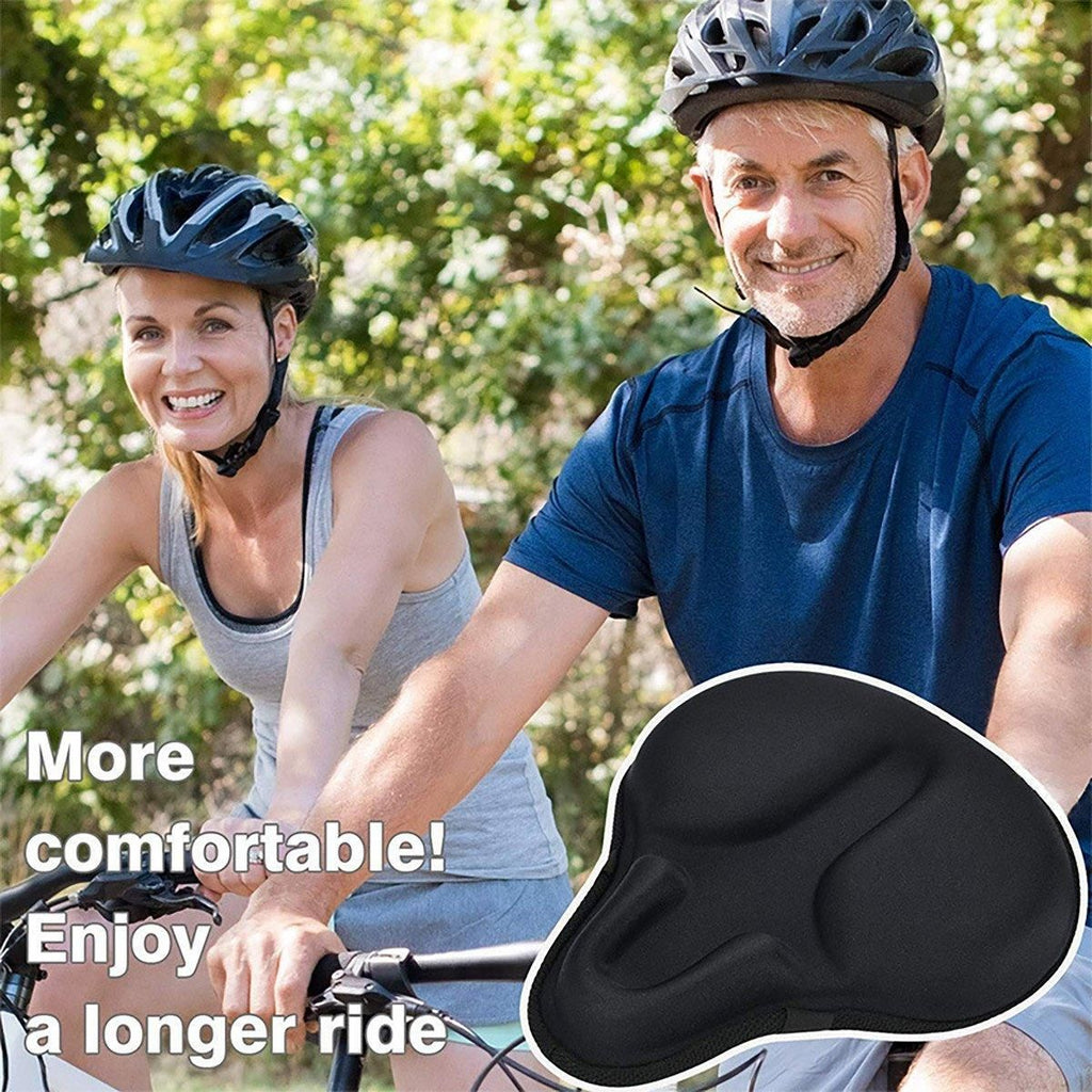 Soft Silicone Bicycle Seat Cover Comfortable Mountain Bike Cushion Thickened