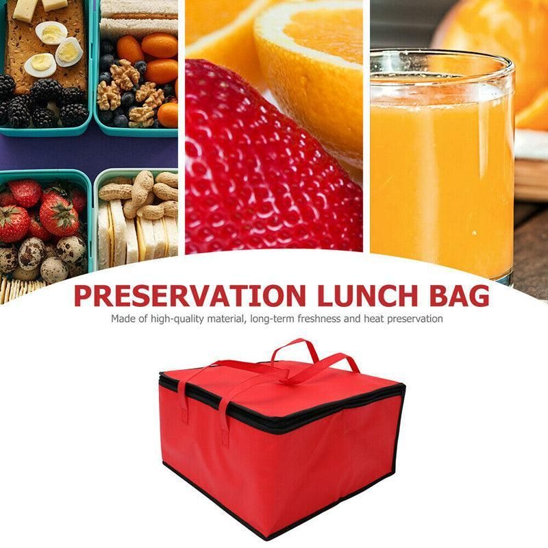 Pizza Delivery Bag Insulated Thermal Food Container Backpack Storage Insulated - Coffee