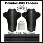 2pcs Mountain Bike Fenders Cycling Mudguard Bike Accessories MTB Road Cycling