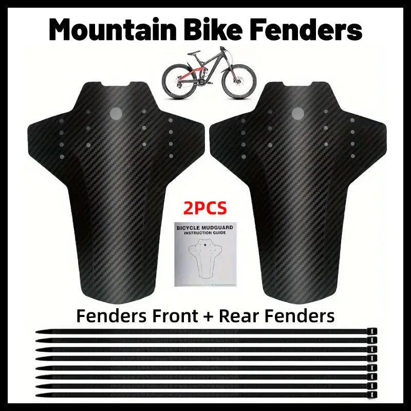 2pcs Mountain Bike Fenders Cycling Mudguard Bike Accessories MTB Road Cycling