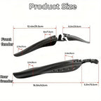 Mountain Bike Fenders Bicycle Mudflaps Rain Guard Splash Guard for Bike Wheels