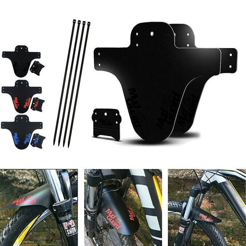 Marsh Guard Bicycle Mudguard Mtb Fender Mud Guards Wings - Bicycle Front Fender - Black