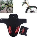 Marsh Guard Bicycle Mudguard Mtb Fender Mud Guards Wings - Bicycle Front Fender - Red