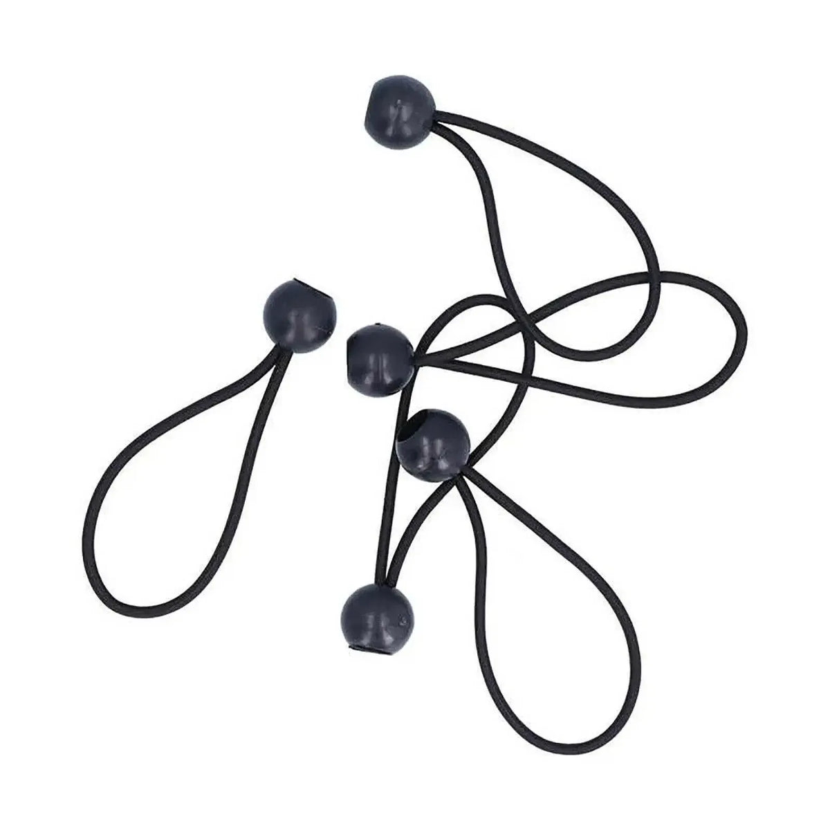 25X Elastic Ball Rope Bungee Cord Tarp Tie Down Strap Camping Tent Luggage Cord