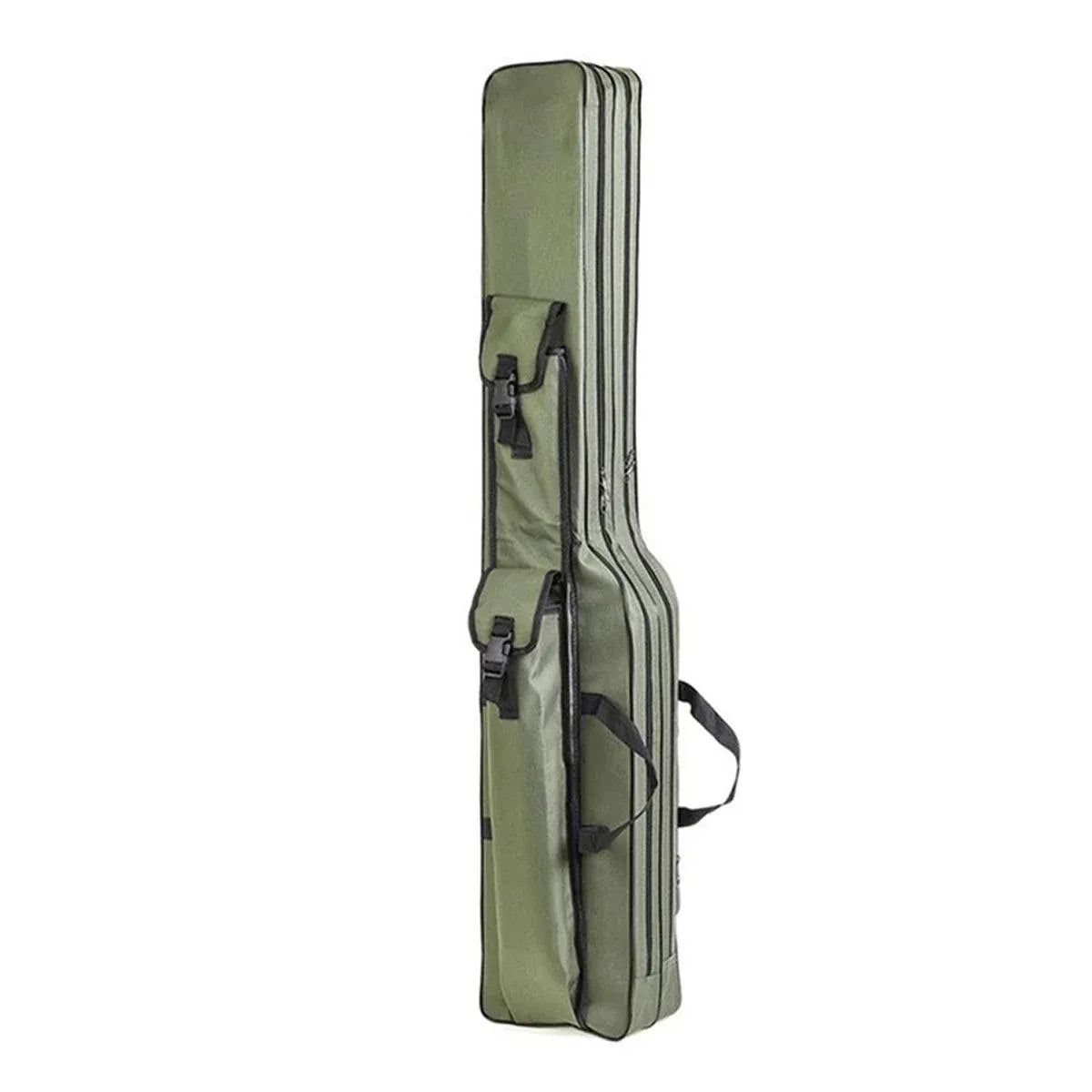 130cm Big Belly Fishing Tackle Bag Rod Storage Carry Case Outdoor Fishing Bag - Green