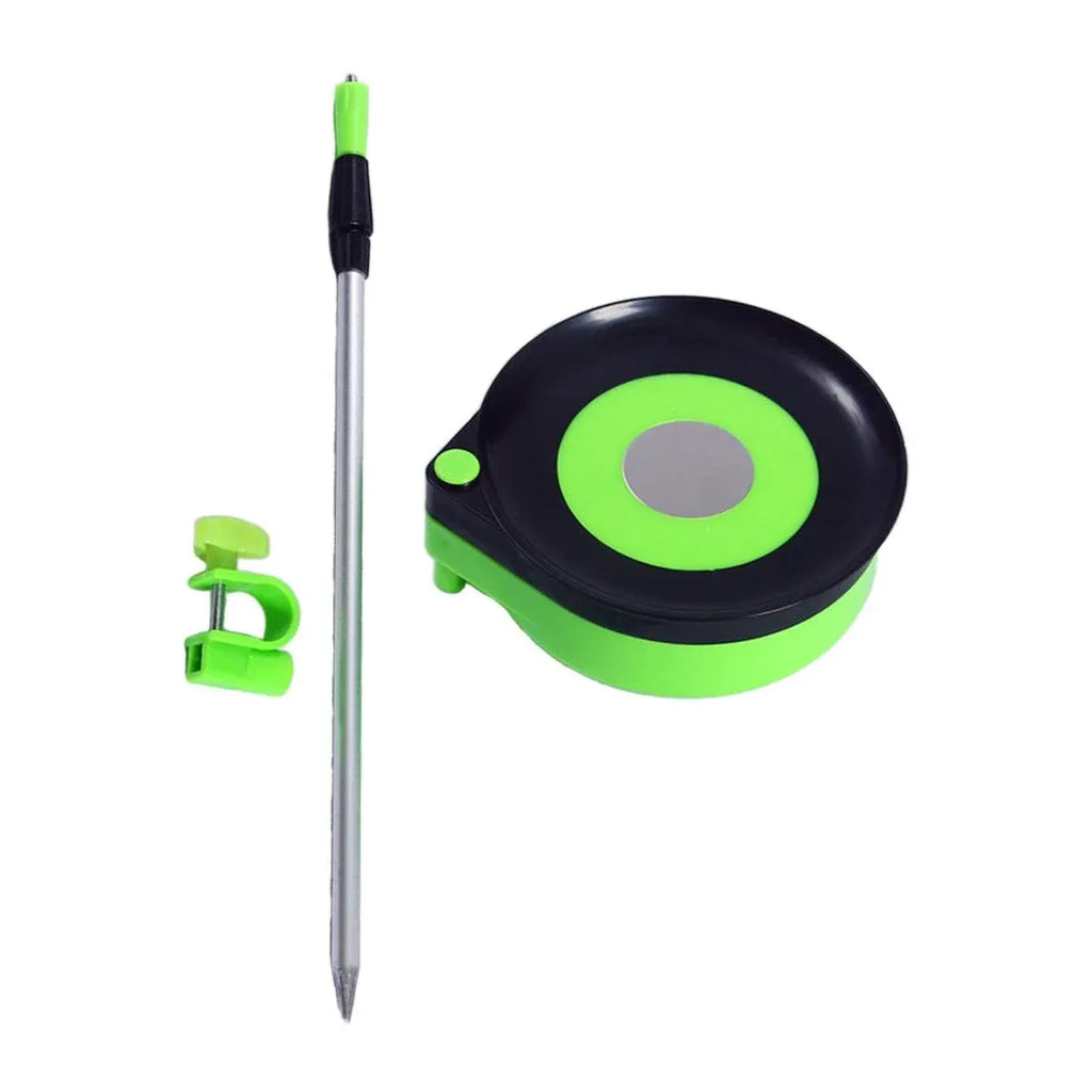 Magnetic Bait Tray Centre Fishing Tackle Box Feeder Holder for Carp Angling - Ground rod and clip
