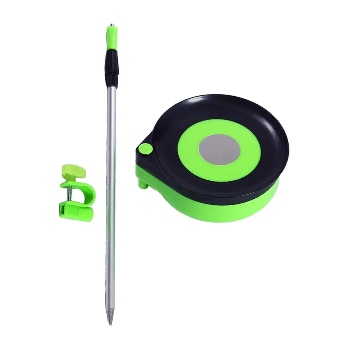 Magnetic Bait Tray Centre Fishing Tackle Box Feeder Holder for Carp Angling - Ground rod and clip