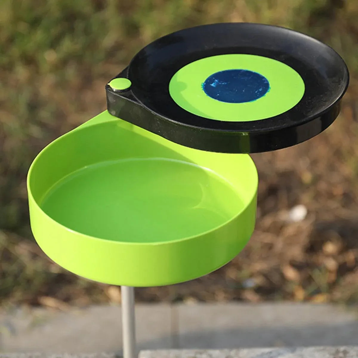 Magnetic Bait Tray Centre Fishing Tackle Box Feeder Holder for Carp Angling - Ground rod and clip