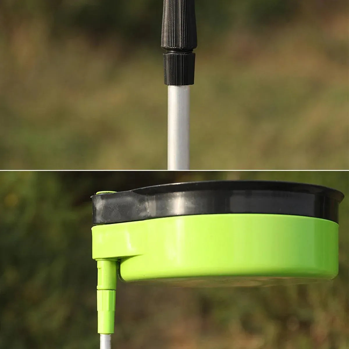 Magnetic Bait Tray Centre Fishing Tackle Box Feeder Holder for Carp Angling - Ground rod and clip