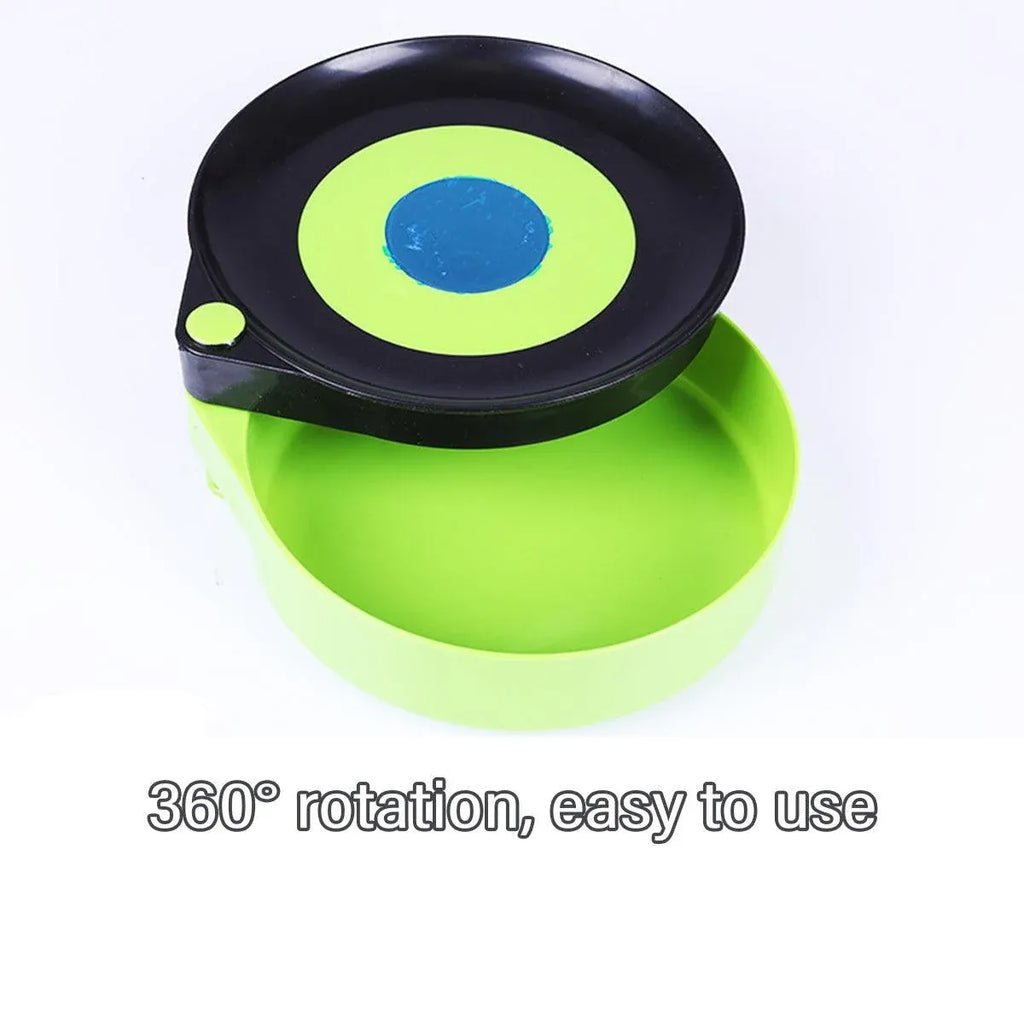 Magnetic Bait Tray Centre Fishing Tackle Box Feeder Holder for Carp Angling - Ground rod and clip