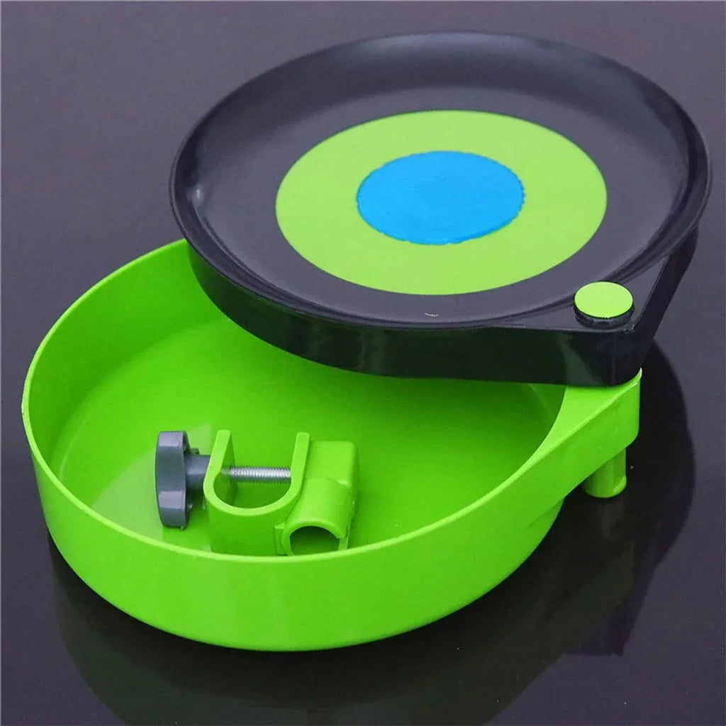 Magnetic Bait Tray Centre Fishing Tackle Box Feeder Holder for Carp Angling - Ground rod and clip