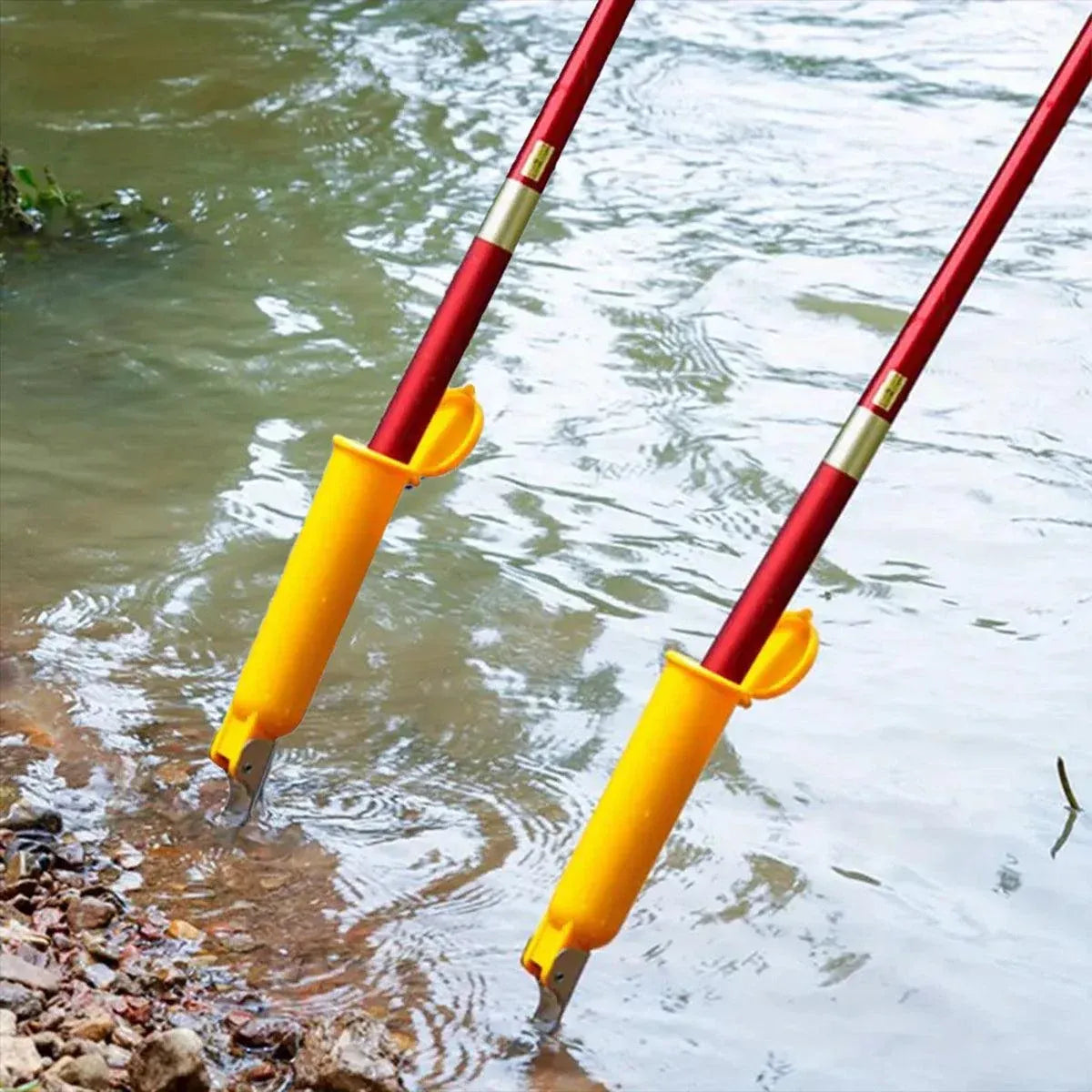 Fishing Rod Holder Stand Ground Plunger Pole Rack Adjustable Bank Stick Support