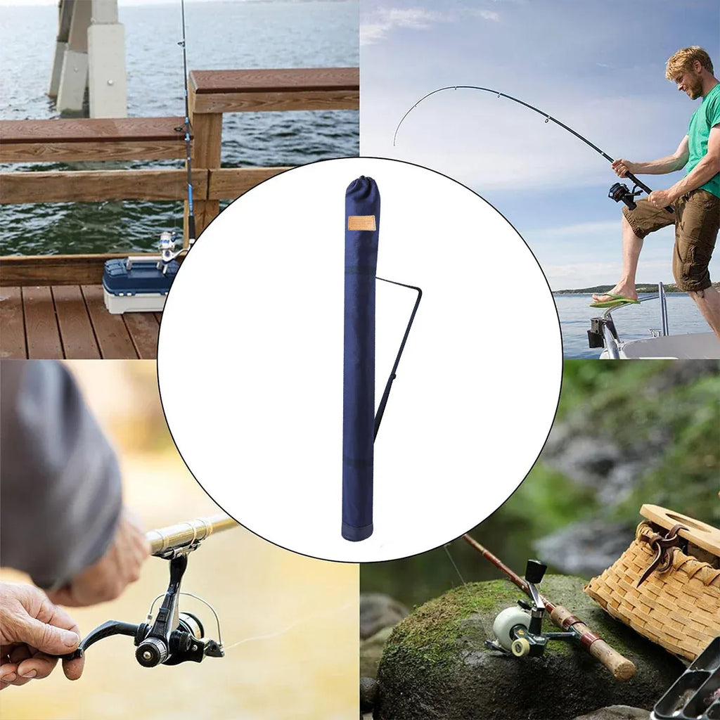 Outdoor Portable Fishing Rod Bag Folding Storage Carrier Waterproof Fishing Case - 130cm