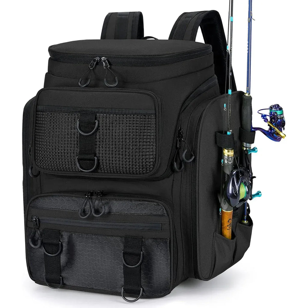 Fishing Backpack Outdoor Gear Bag Multi Pocket Camouflage Storage Bag Waterproof