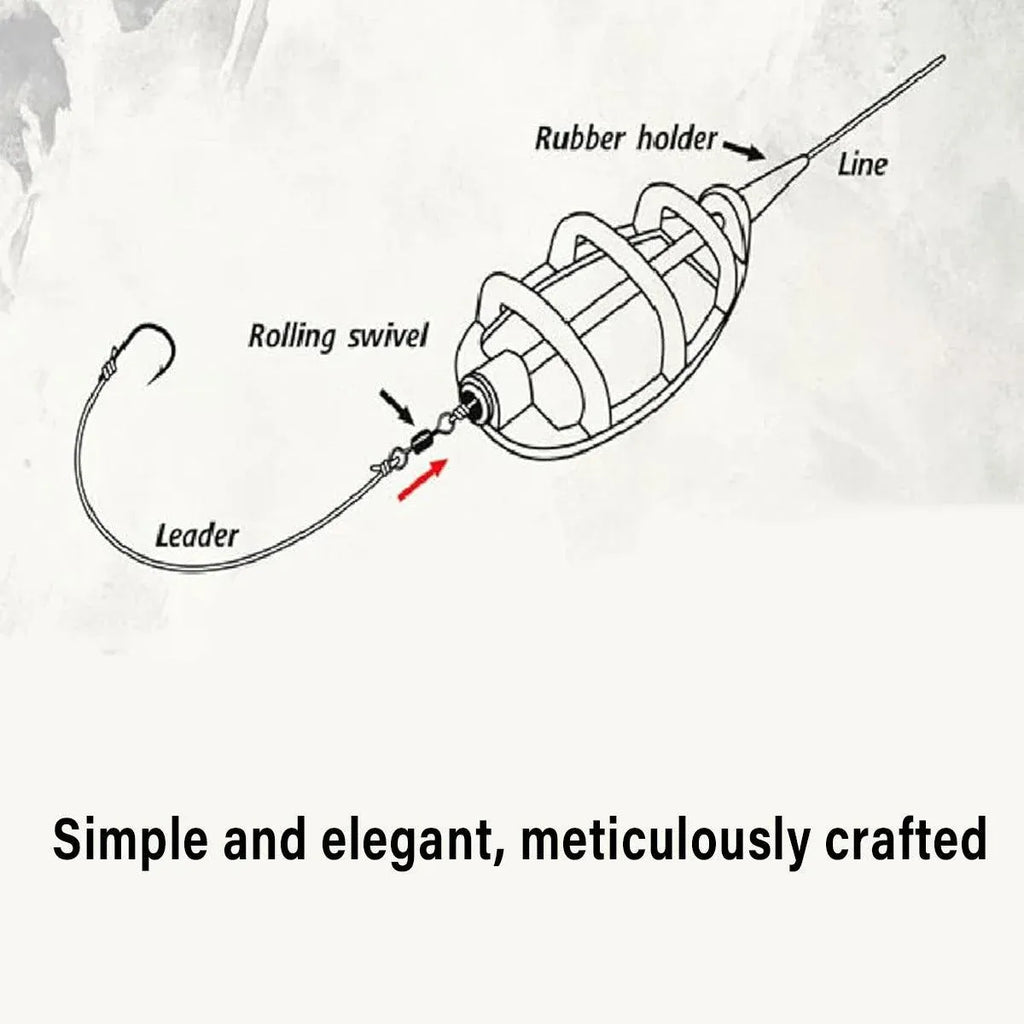 Feeder Nest Breaker Bait Tool Fishing Tackle Accessories for Carp and Baiting - 30g/40g/50g/60g