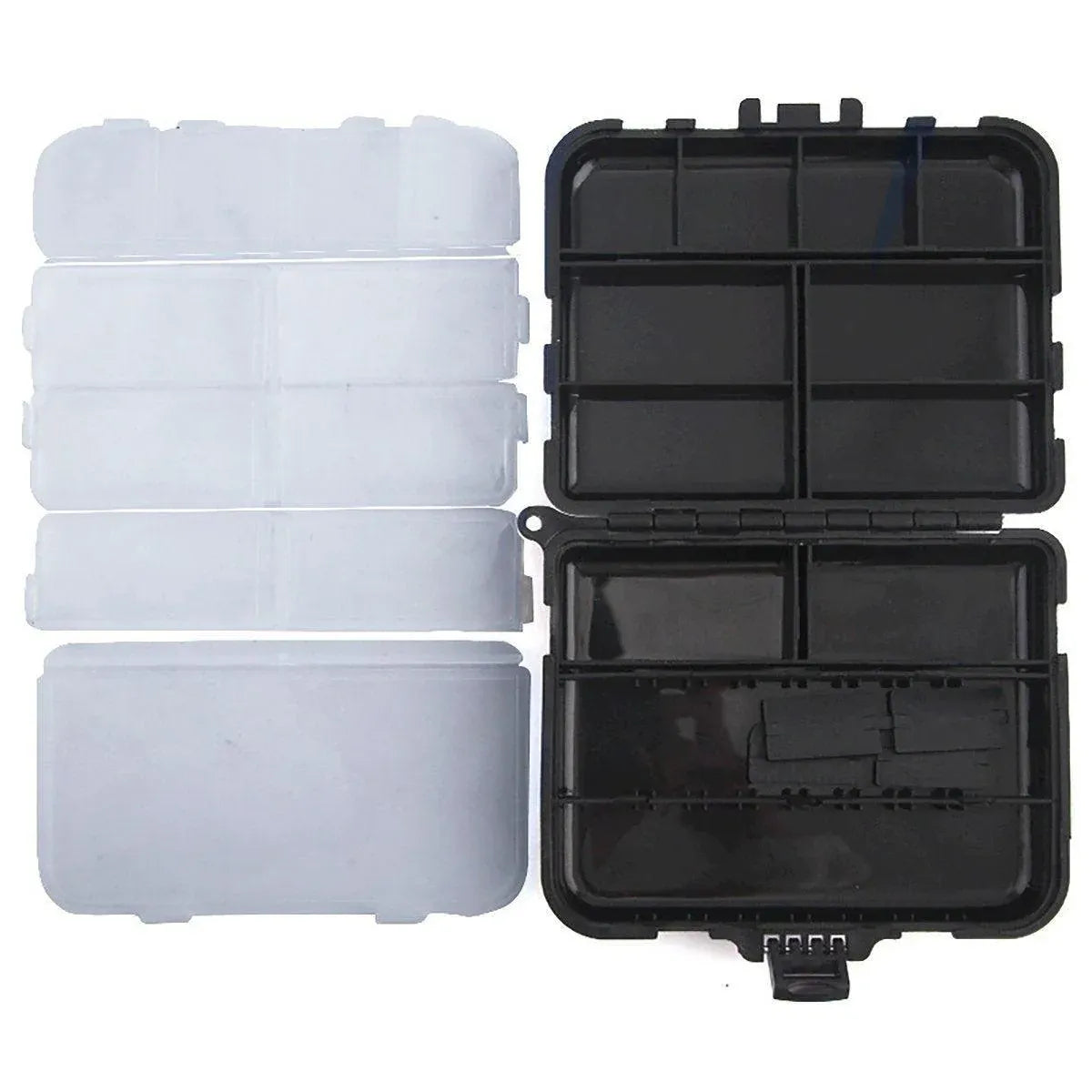 Fishing Accessories Storage Box with Hand Rope Hook Organizer for Fishing Gear - Large