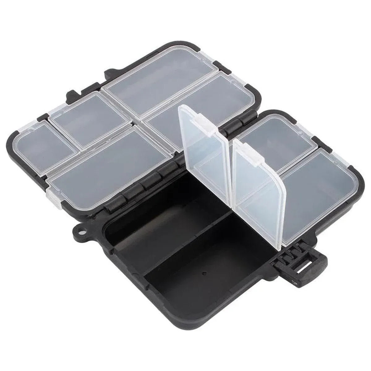 Fishing Accessories Storage Box with Hand Rope Hook Organizer for Fishing Gear - Large