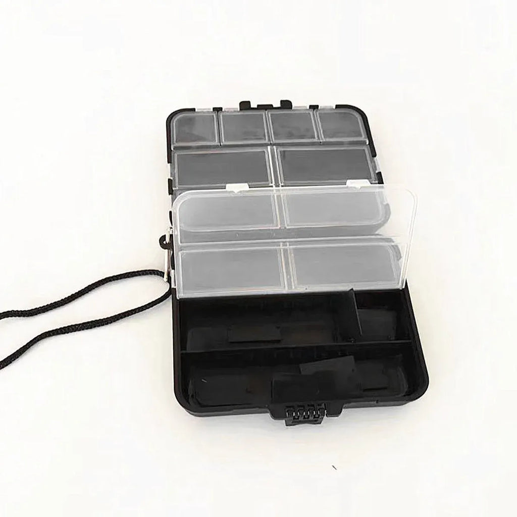 Fishing Accessories Storage Box with Hand Rope Hook Organizer for Fishing Gear - Large