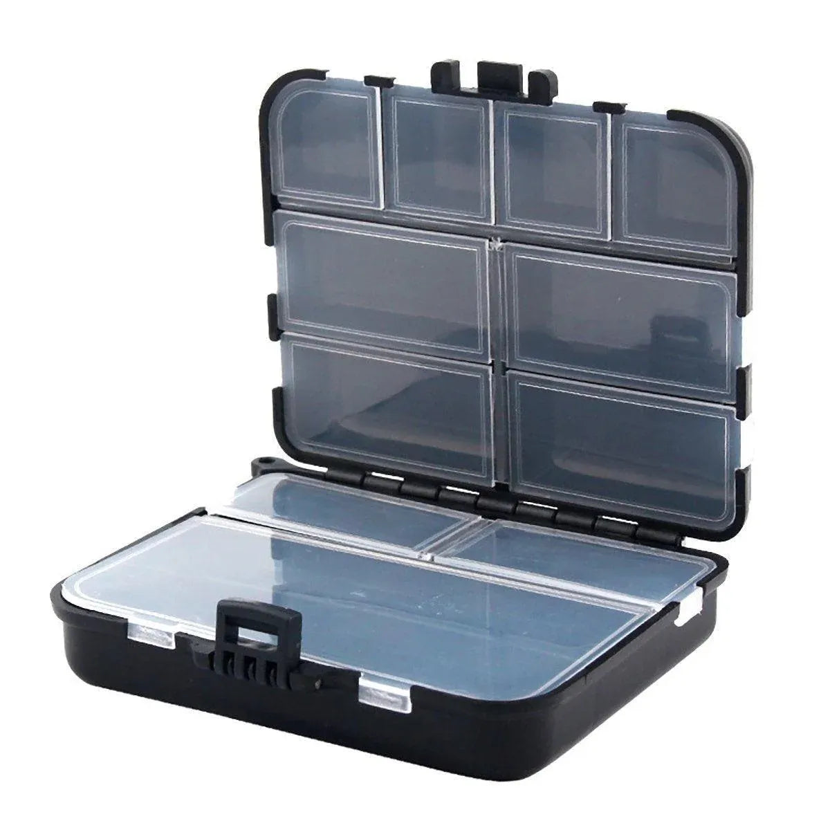 Fishing Accessories Storage Box with Hand Rope Hook Organizer for Fishing Gear - Large