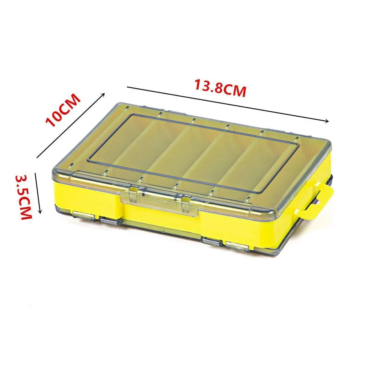 Multifunctional Fishing Bait Storage Box Accessories Gear Organizer Tool Box - Orange-L