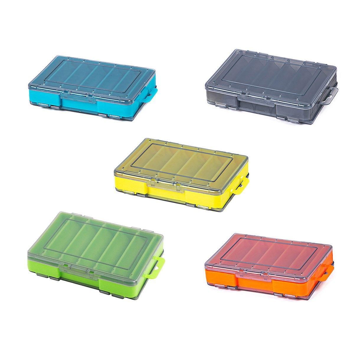 Multifunctional Fishing Bait Storage Box Accessories Gear Organizer Tool Box - Orange-S
