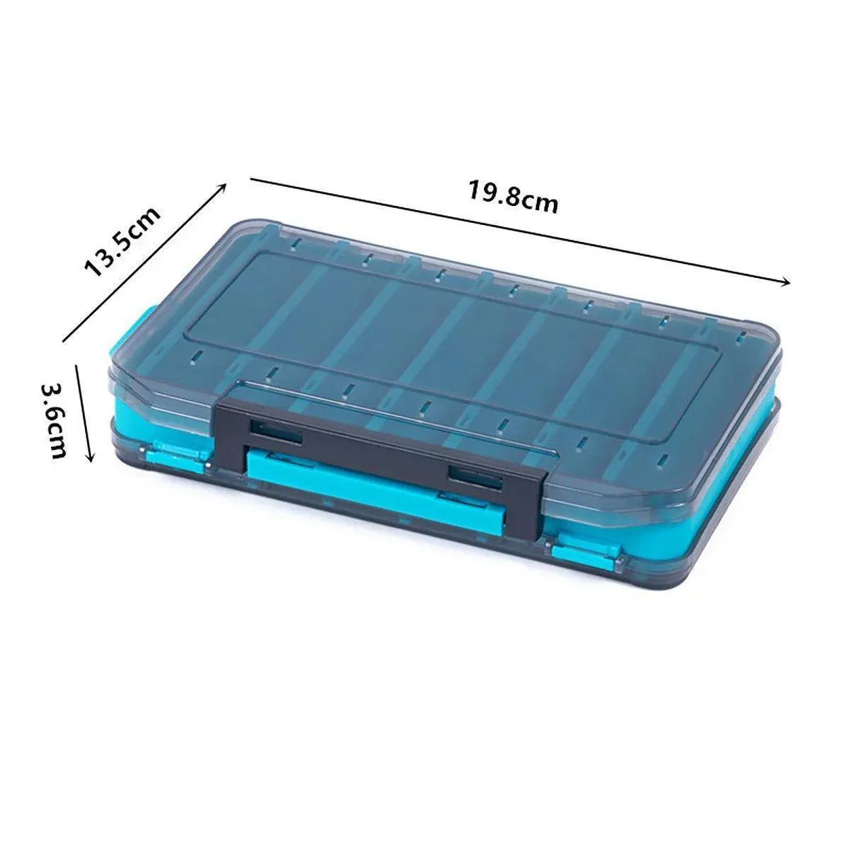 Multifunctional Fishing Bait Storage Box Accessories Gear Organizer Tool Box - Orange-S