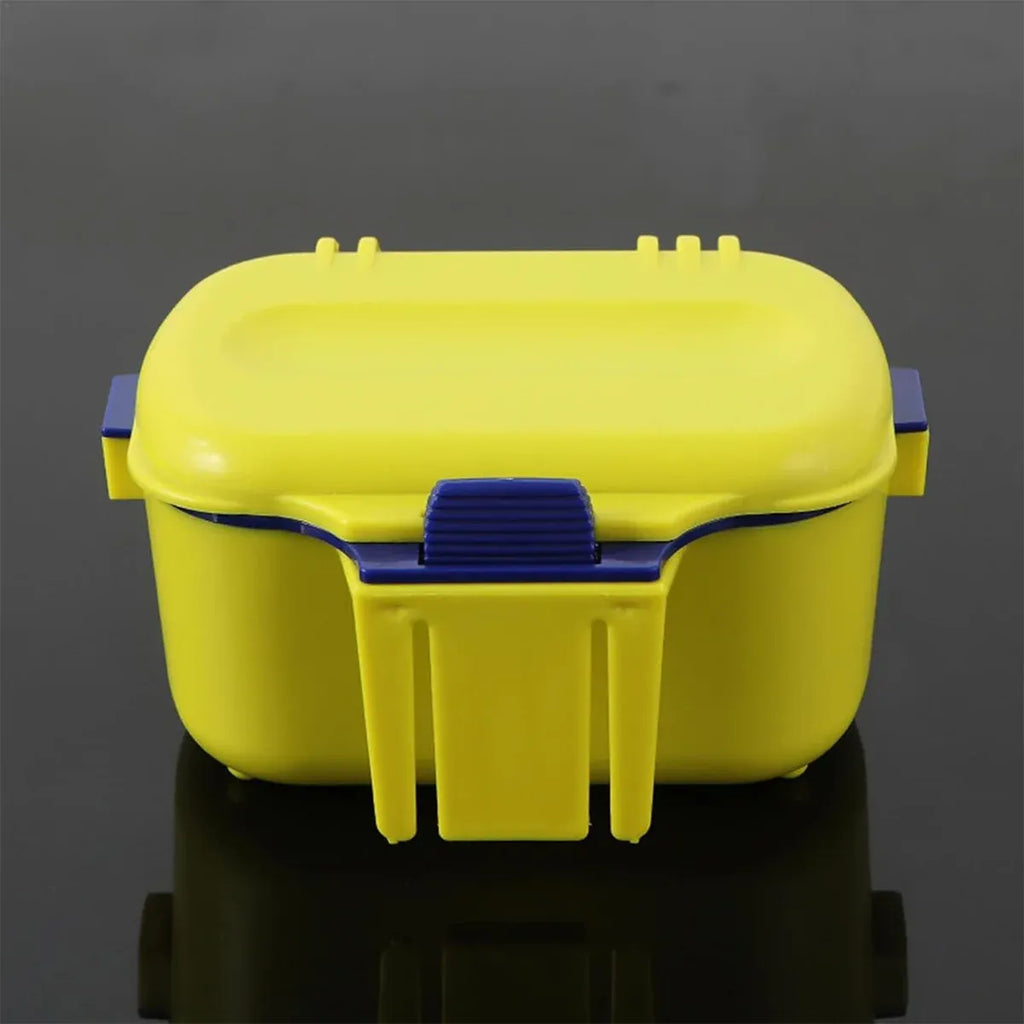 Fishing Bait Box Insulated Worm Container Live Bait Holder Portable Waist Can - White