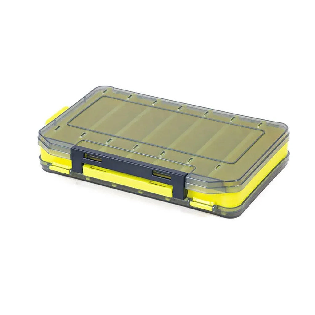 Multifunctional Fishing Bait Storage Box Accessories Gear Organizer Tool Box - Yellow-L