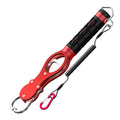 Multi Function Fish Control Clamp with Scale Fishing Tool Portable Lip Gripper - Red