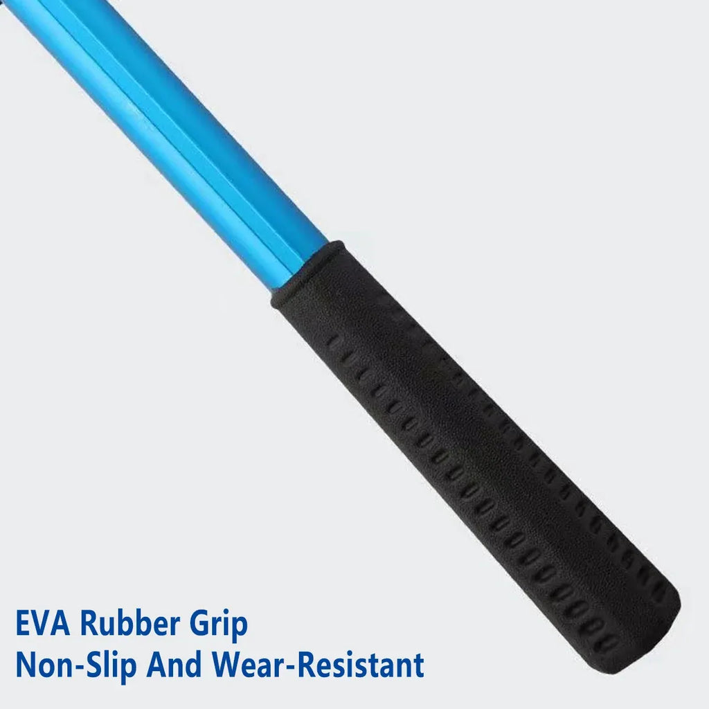 Folding Fishing Net Telescopic Aluminum Alloy Scoop Net Handheld Triangle Mesh