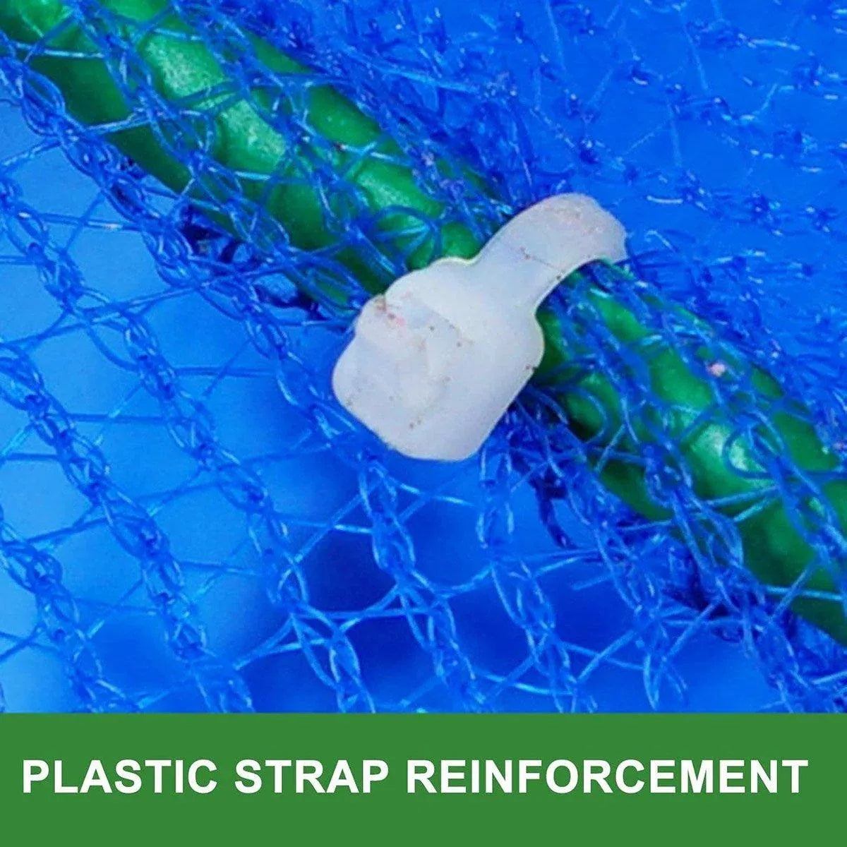 6/8/10 Holes Fishing Net Small Foldable Square Folding Shrimp Eel Lobster Trap - 6Holes