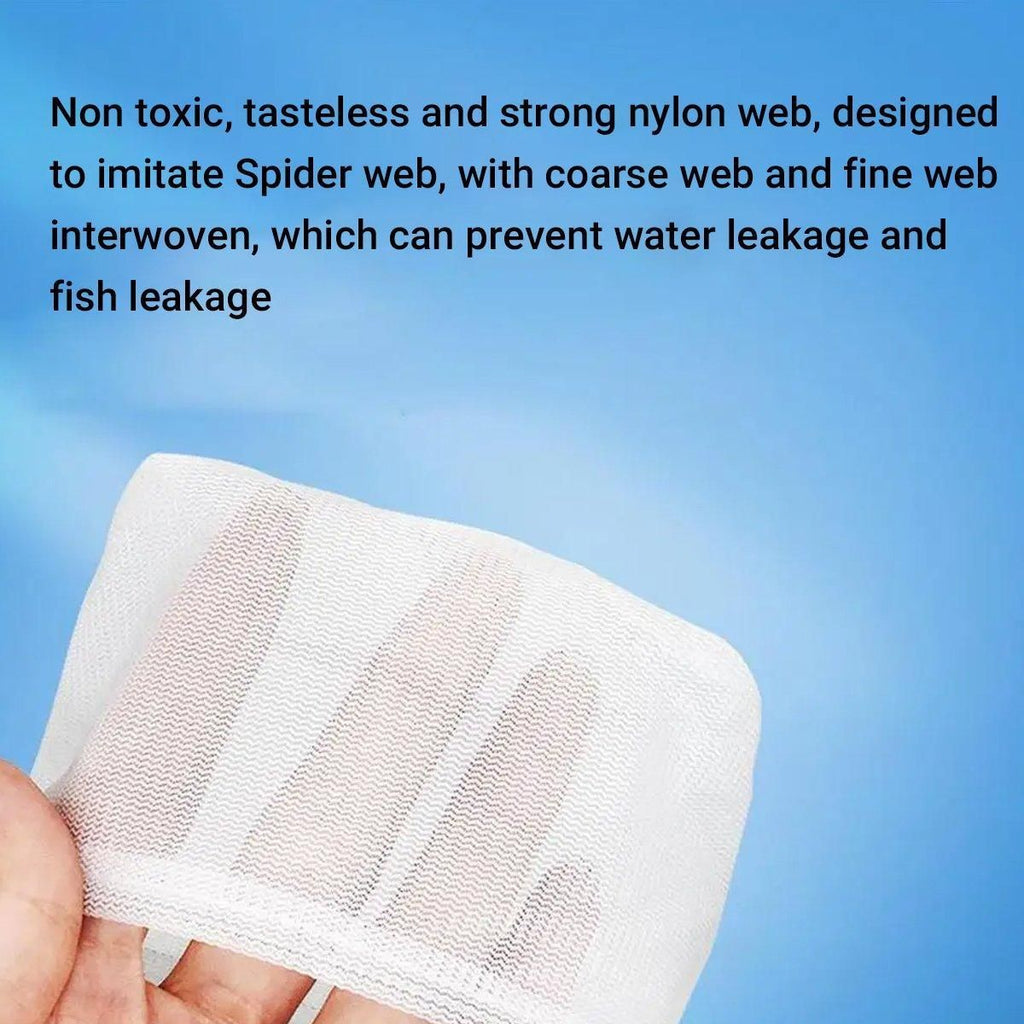 Retractable Fish Net for Fish Tank Pocket Fishing Net with Handle Aquarium Tools - Square-S