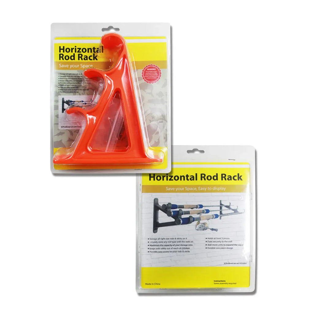 Fishing Rod Holder 3 Rod Capacity Durable for Offshore Kayak Surf - Orange