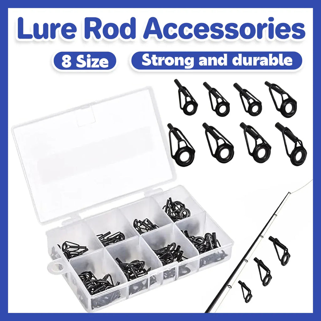 Top Ring Front Guide Eye Set for Fishing Rods Premium Fishing Accessories Kit