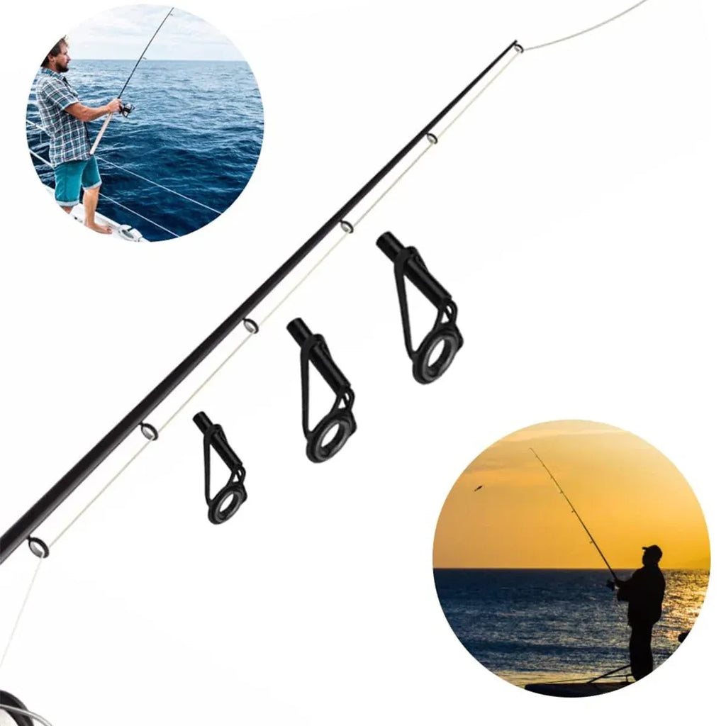 Top Ring Front Guide Eye Set for Fishing Rods Premium Fishing Accessories Kit