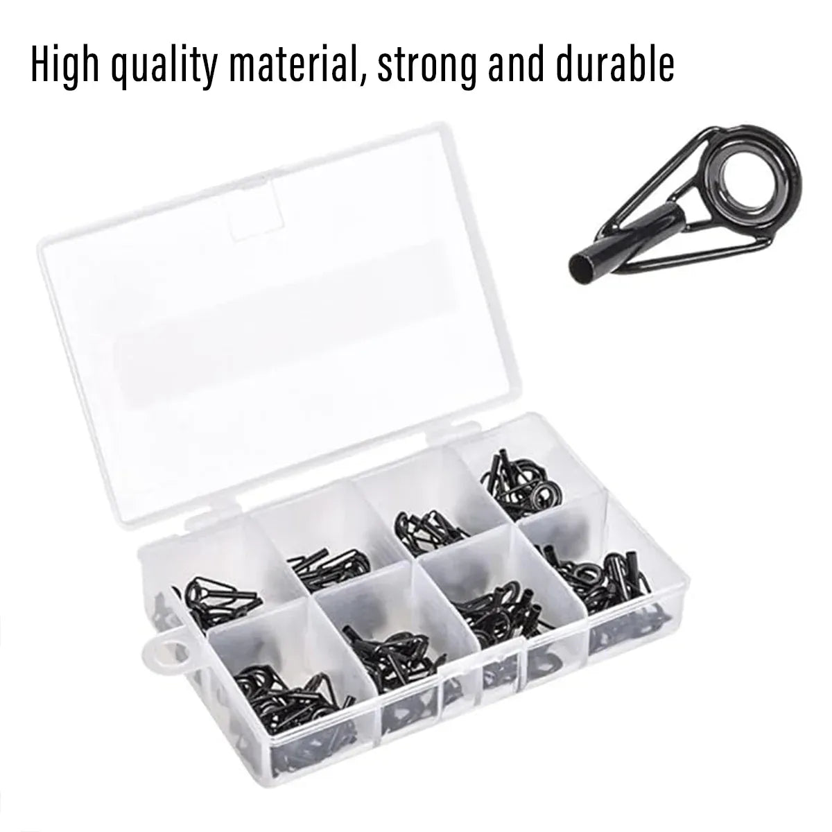 Top Ring Front Guide Eye Set for Fishing Rods Premium Fishing Accessories Kit