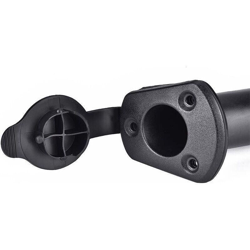 2Pcs With Cap Cover Fishing Boat Rod Holder For Kayak Pole Bracket Flush Mount