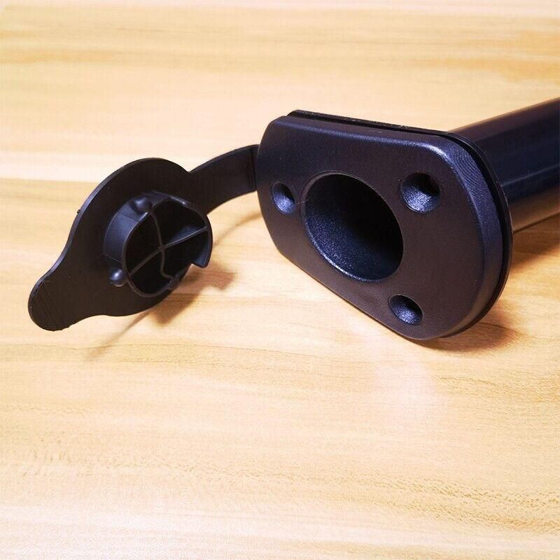 2Pcs With Cap Cover Fishing Boat Rod Holder For Kayak Pole Bracket Flush Mount